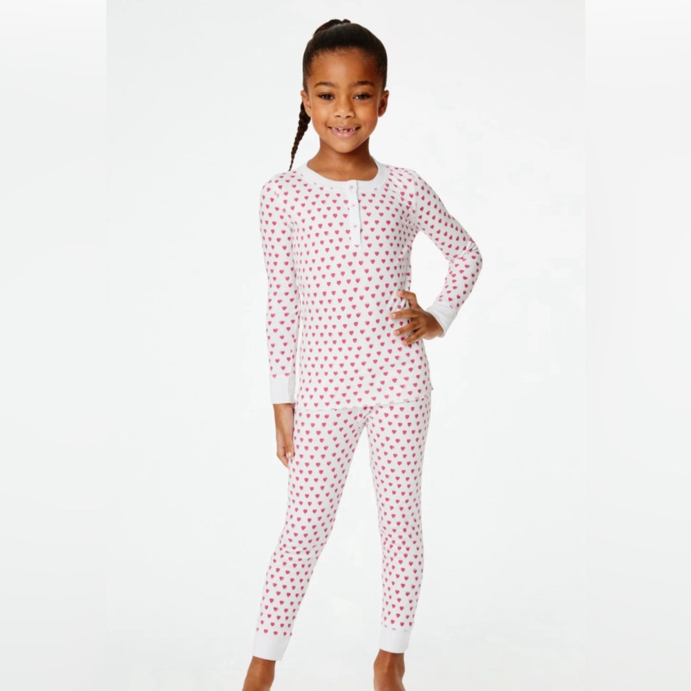 Roller rabbit Kids pink heart pajamas size 10 🩷🌟